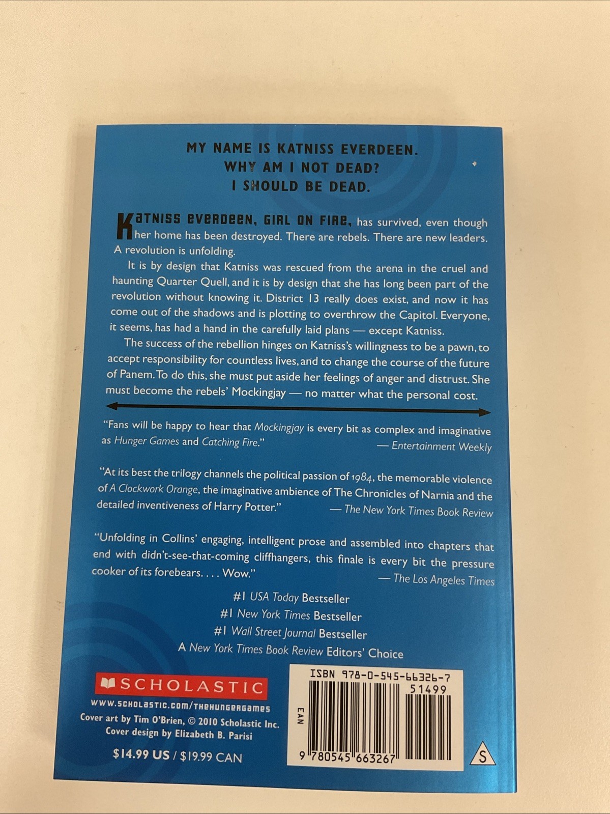 Mockingjay (Hunger Games, Book Three) by Suzanne Collins (2014, Trade Paperback)
