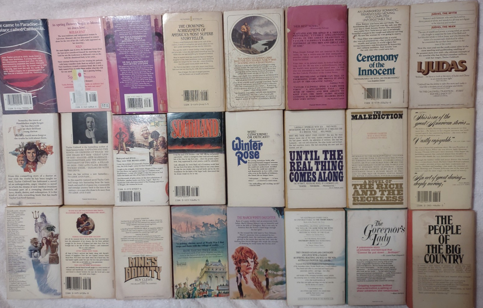 YOUR CHOICE:$3.00=HISTORICAL ROMANCE/ SAGA/ FICTION PAPERBACKS (TOTAL S/H=$5.99)