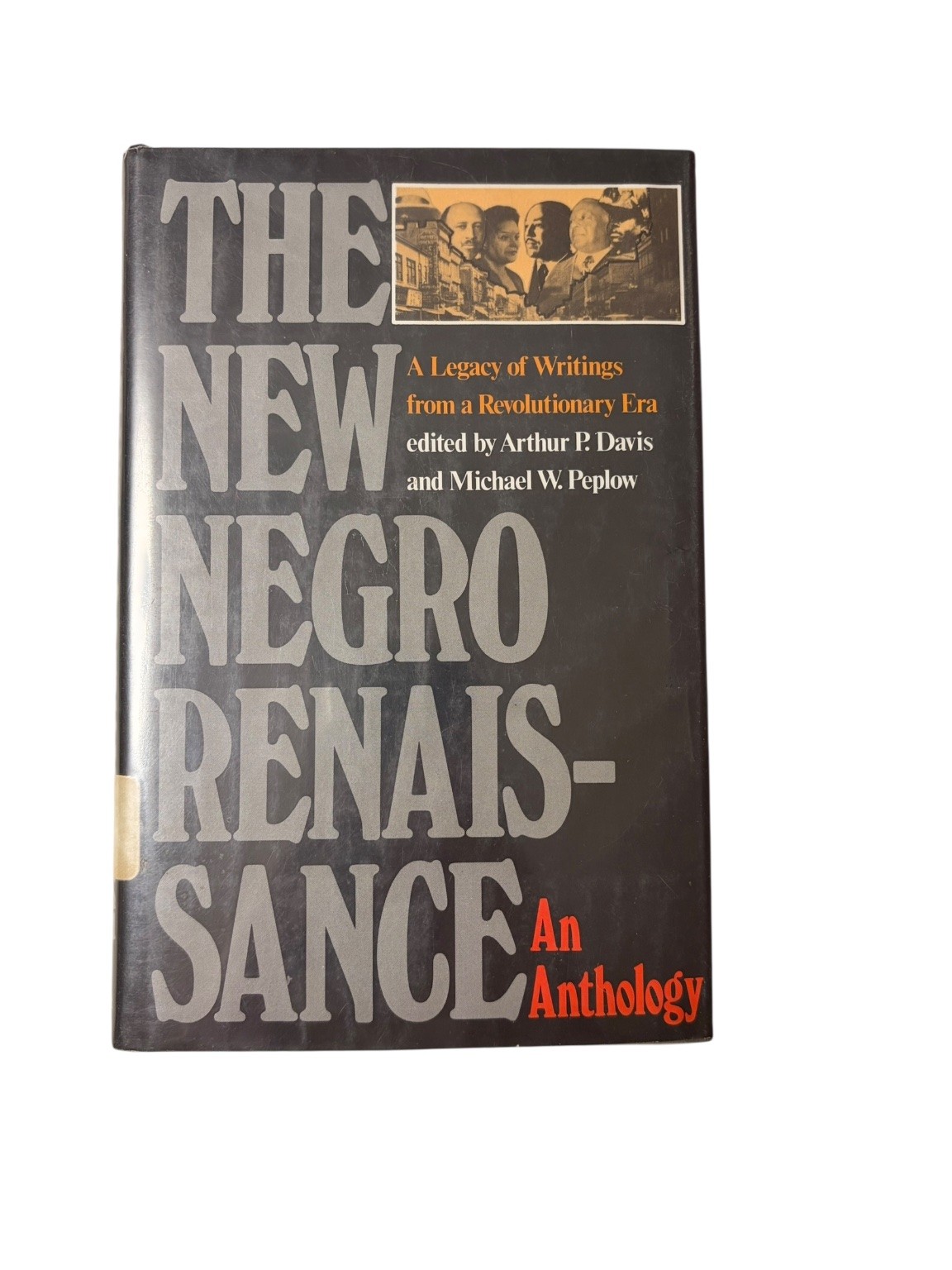 The New Negro Renaissance Anthology Davis Peplow 1975 Hardcover Holt Rinehart