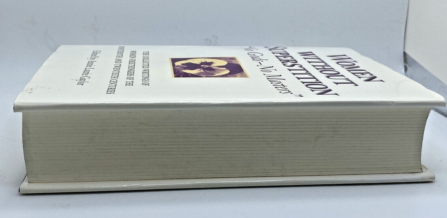 Women Without Superstition : No Gods – No Masters HC DC SIGNED Good 381