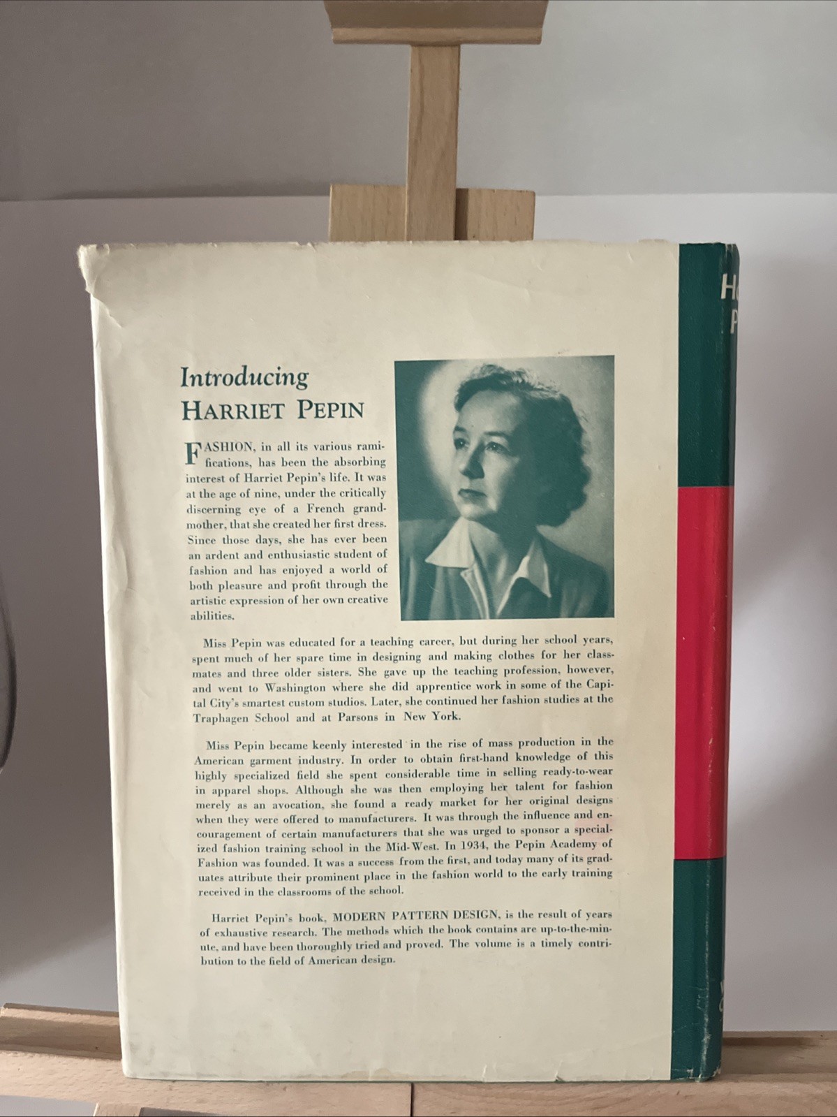 Modern Pattern Design Harriet Pepin 1943 Funk and Wagnalls HC DJ Good Condition