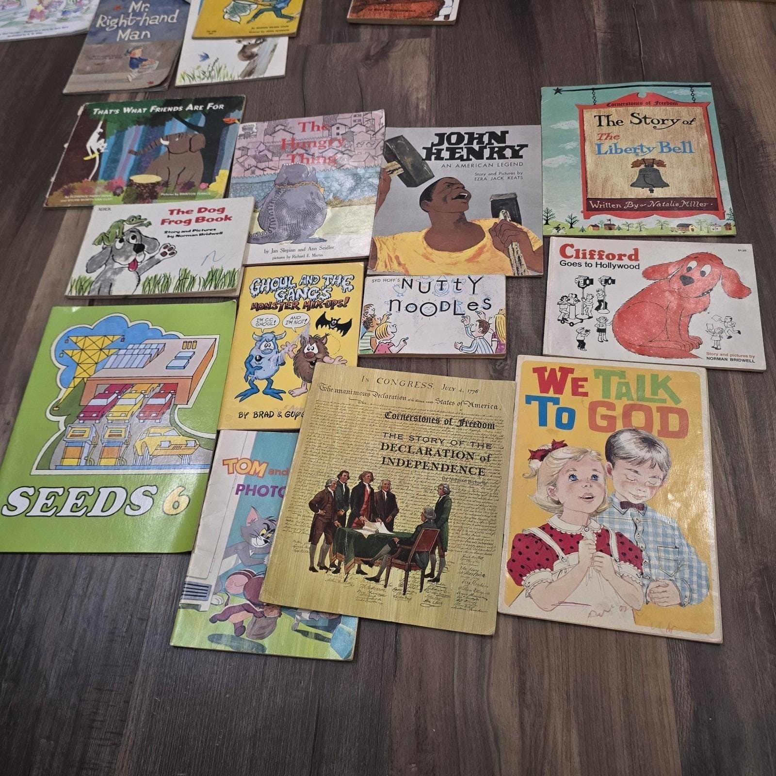 46 Vintage 50s 60s 70s 80s 90s Childrens Kids Mixed Books Lot Animals School Dog