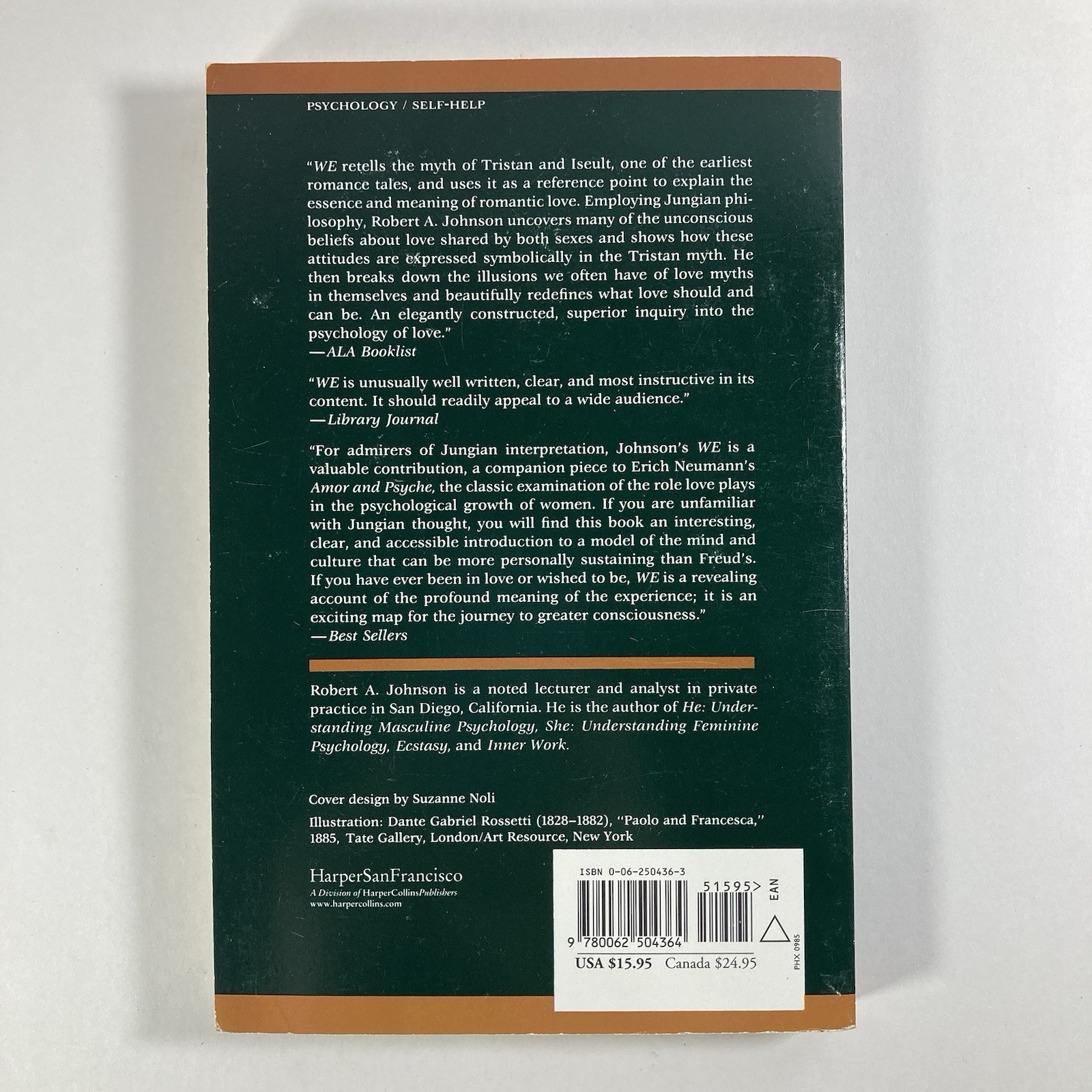 We: Understanding the Psychology of Romantic Love by Robert A. Johnson