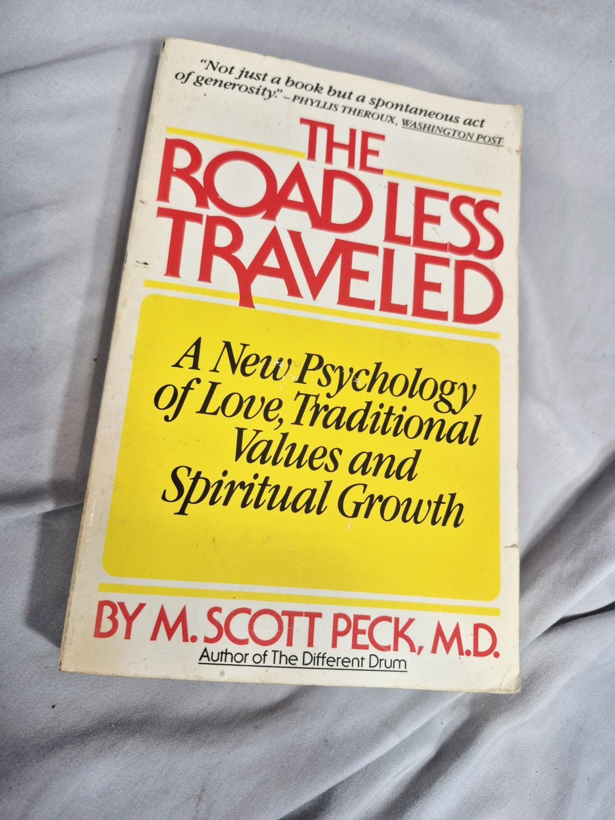 SIGNED M. Scott Peck The Road Less Traveled 1978 PB 1st Ed + Affidavit VG+ Rare