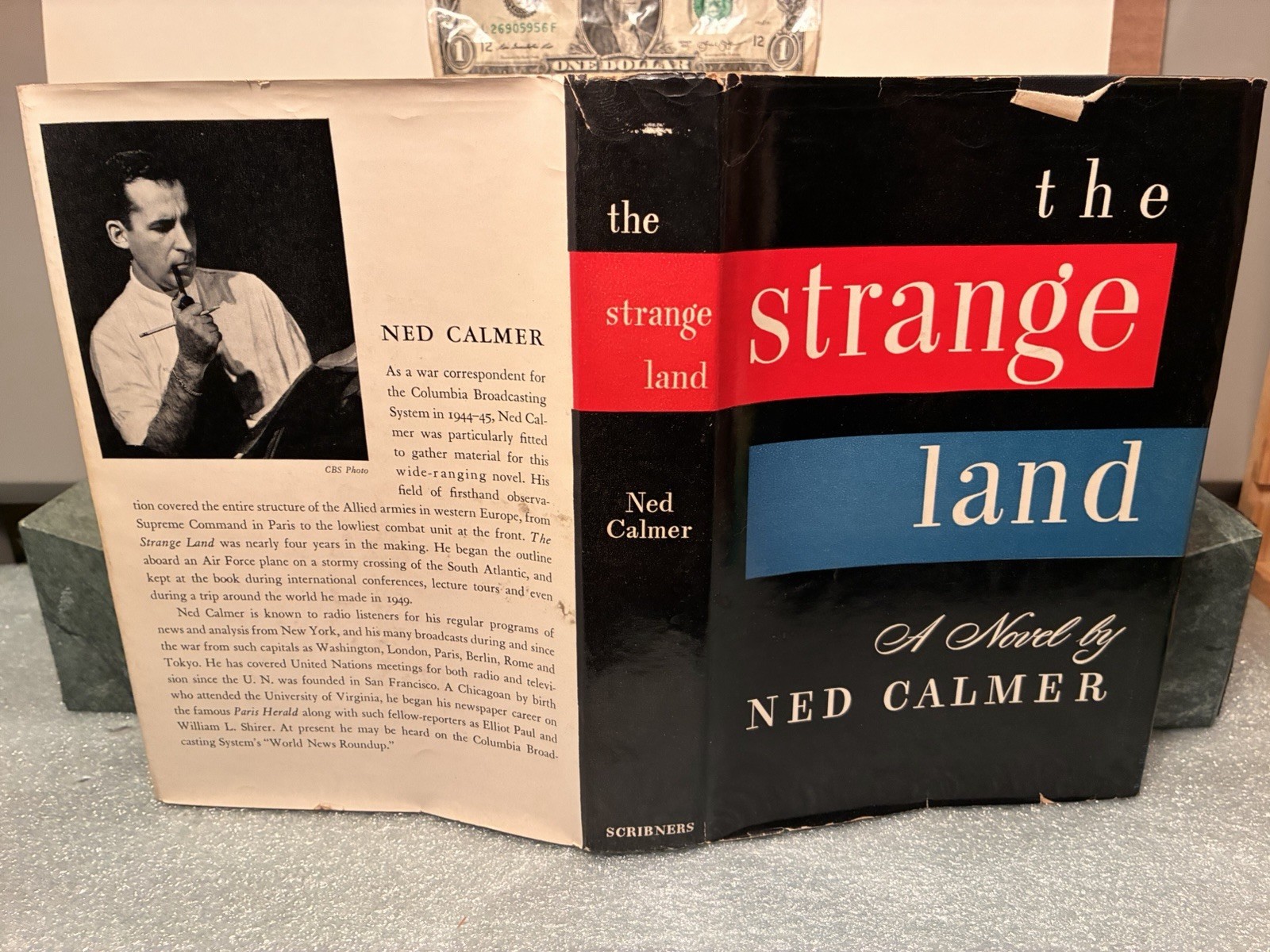 1950 Strange Land Ned Calmer Hardcover w/ Dust Jacket Scribners