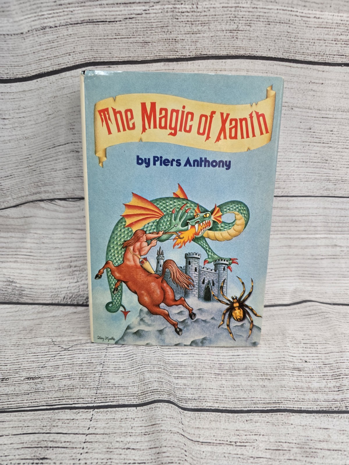 Piers Anthony The Magic of Xanth Books 1-3 in 1 Volume Tony Fiyalko Jacket