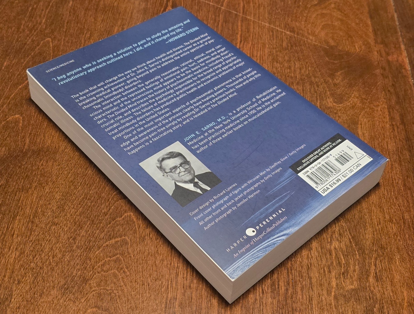 The Divided Mind: The Epidemic of Mindbody Disorders John E Sarno PB