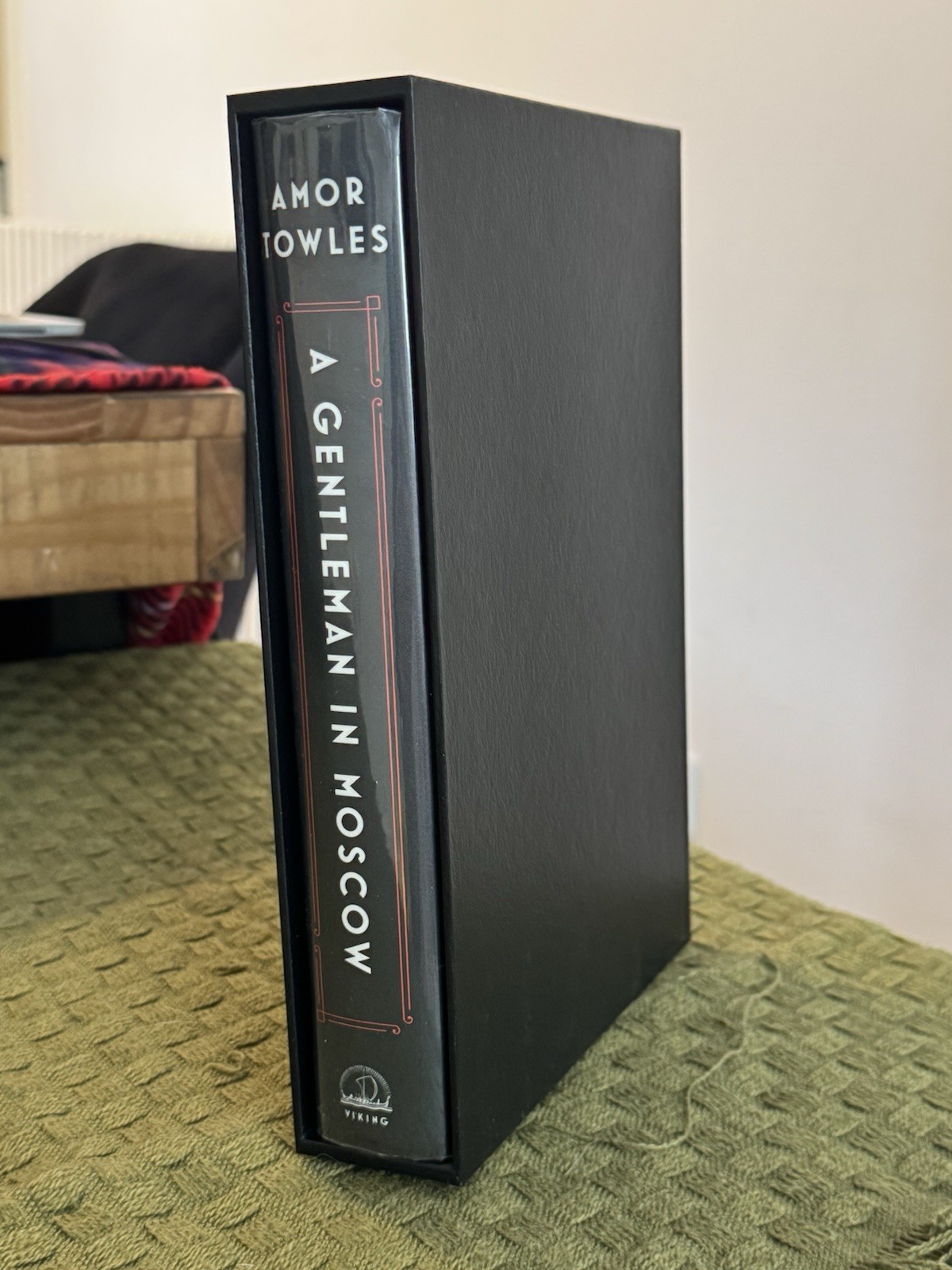 Amor Towles A Gentleman In Moscow Signed & Slipcase US 1st Edition Book