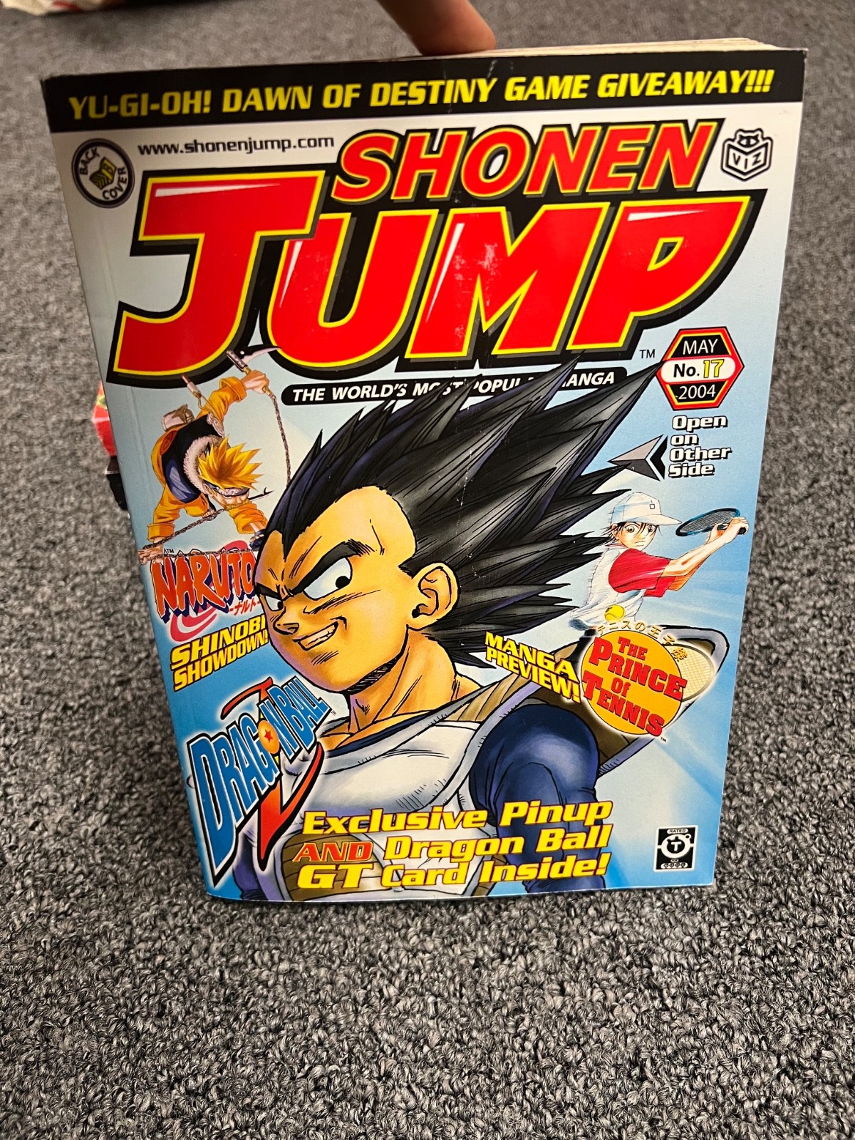 Shonen Jump 2004 2005 2007 2007 Back Issues USA Edition Cards, posters, inserts