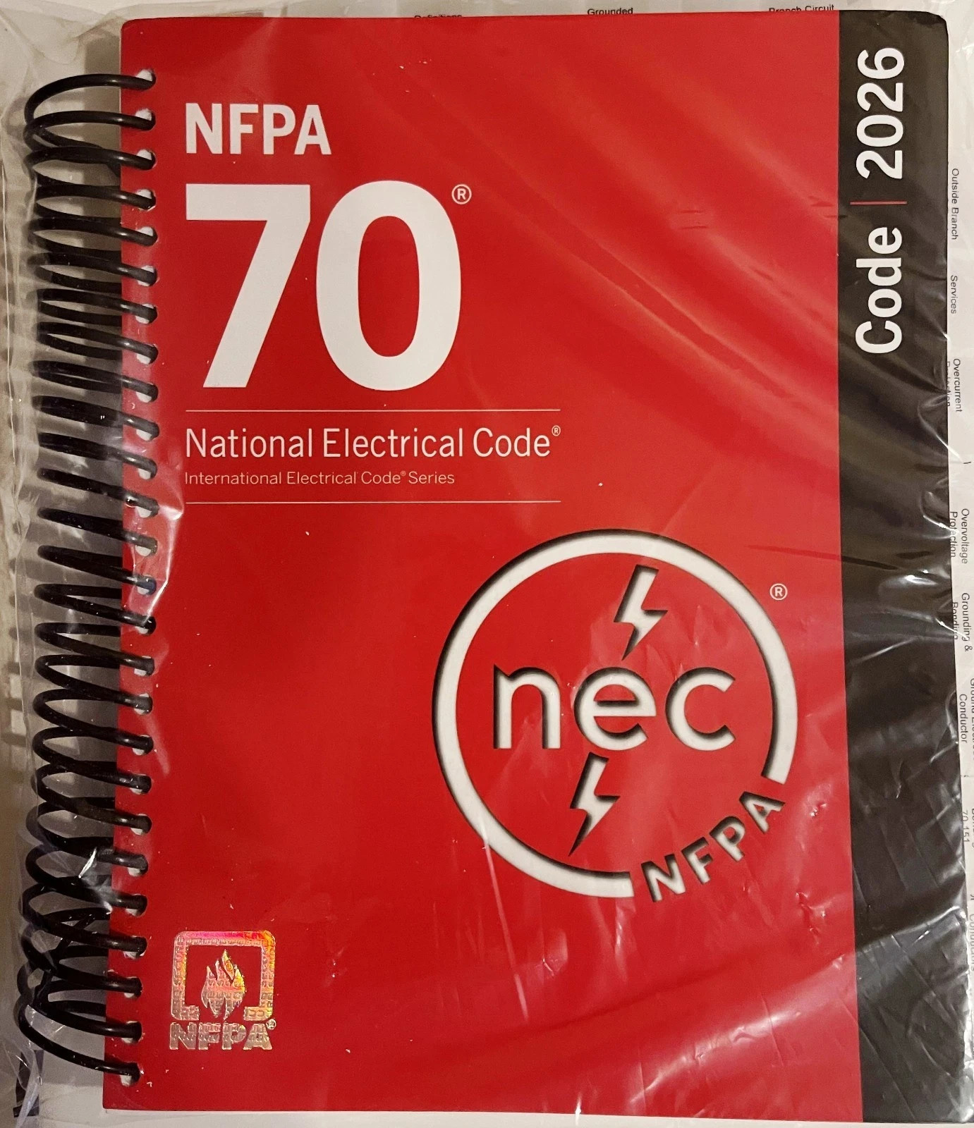 NEC National Electrical Code 2026 Spiral bound NFPA 70 & Ugly’s Reference
