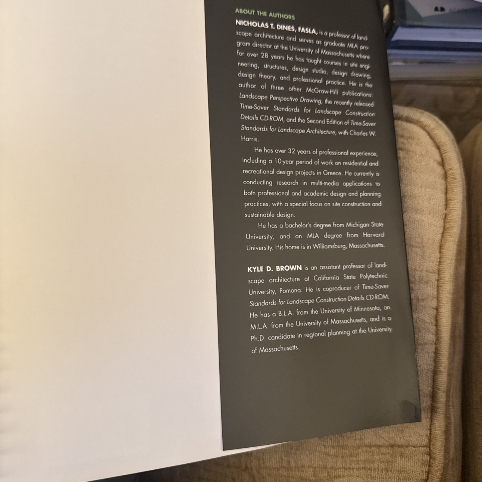 Time-Saver Standards Site Construction Details Manual