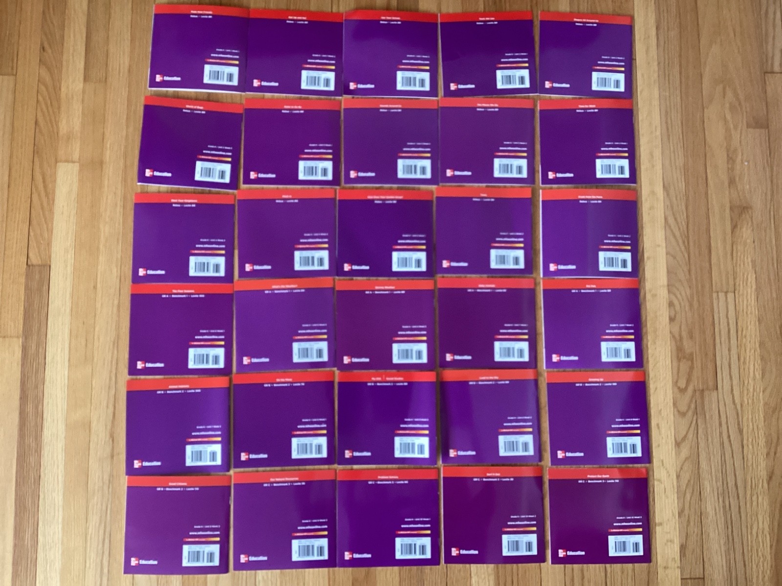 MCGRAW HILL WONDERS LEVELED READERS / GRADE-K / ELL / 30 BOOKS