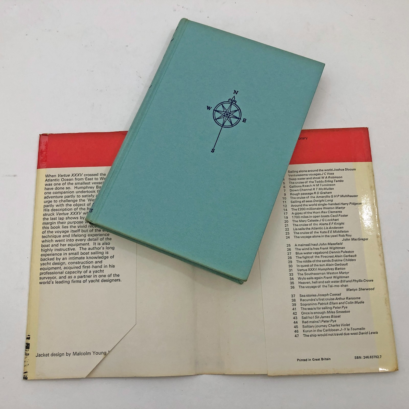 Vertue XXXV HBDC Mariners Library 1955 First Edition Humphrey Barton 180 pages