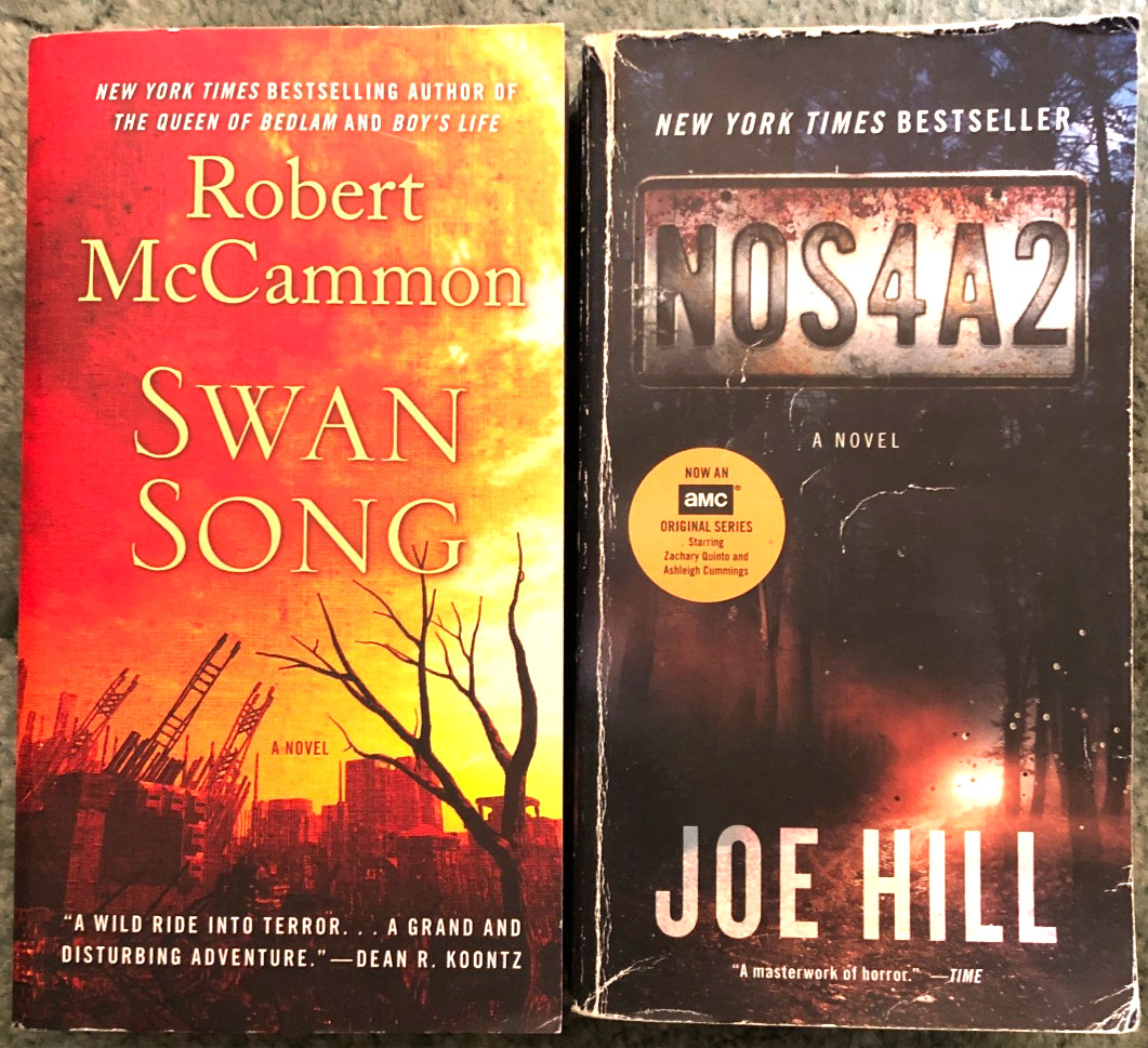 Horror Novels, Swan Song & NOS4A2, Robert McCammon & Joe Hill