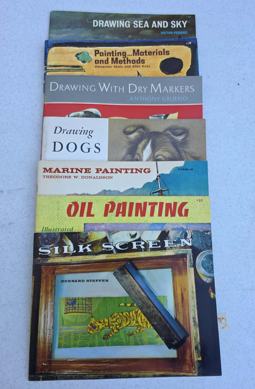 Pitman & Grosset Art Books Set of 7 Vintage Paperbacks Very Good Condition