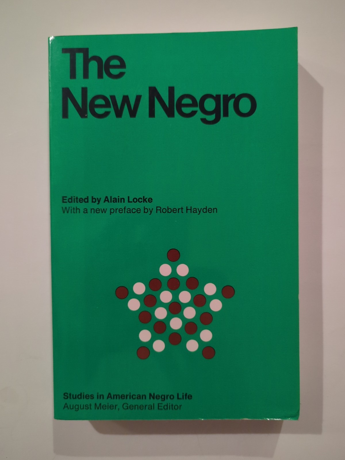 The New Negro by Alain Locke 1975 SC Vtg August Meier American Negro Life