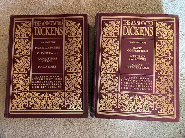 Annotated Dickens Clarkson N. Potter, Publishers 1st edition 1986 2 volumes
