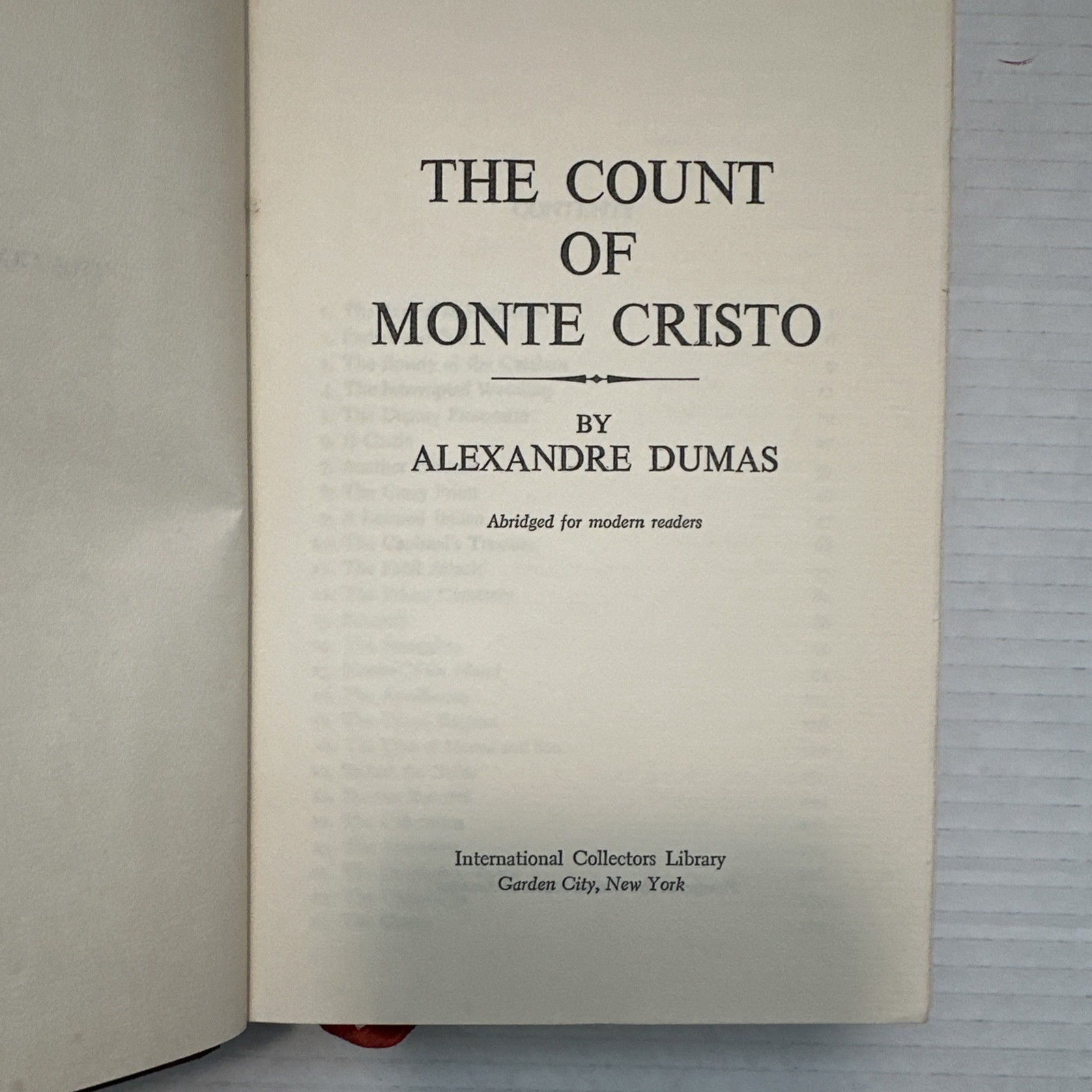 The Count of Monte Cristo by Alexandre Dumas Abridged for Modern Readers HC