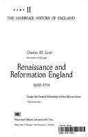 Renaissance and Reformation England, 1509-1714, Part 2 (The Harbrace History…