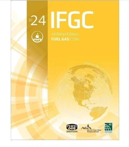 2024 IFGC International Fuel Gas Code & 2024 IMC Mechanical Code with tab