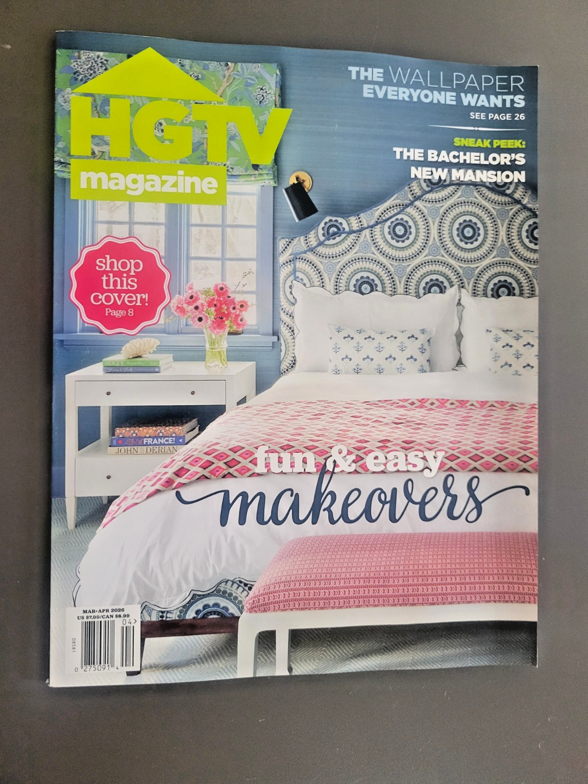 HGTV Magazine – March/April 2026 Issue -Fun & Easy Makeovers -Bachelor’s Mansion