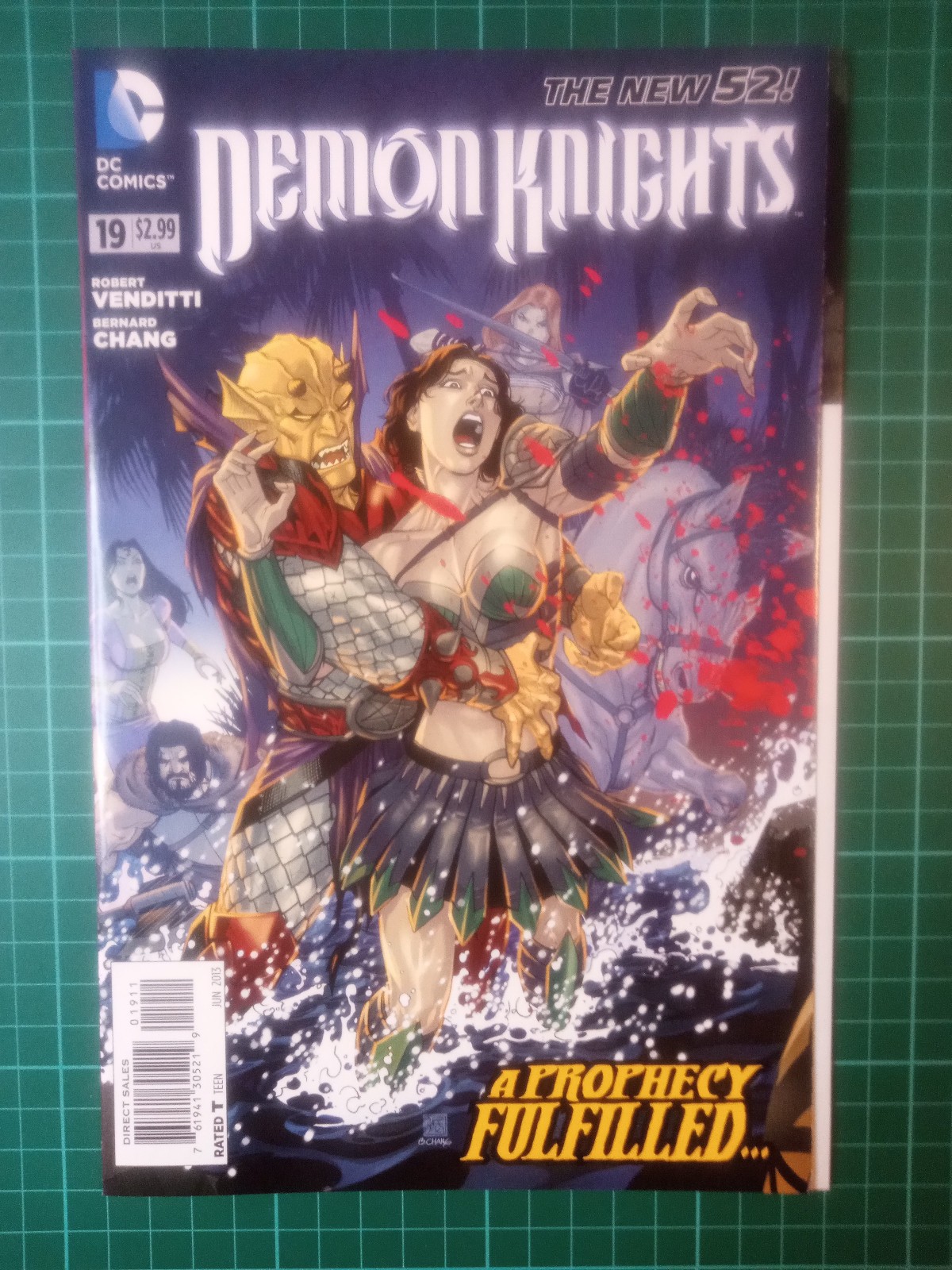 DEMON KNIGHTS #19 COVER A (2011 SERIES) , NEW 52 , NM NEAR MINT White Pages