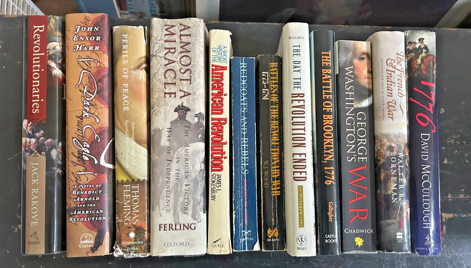Lot of 13 Revolutionary War Military History Books Battles, Campaigns, 1775–1782