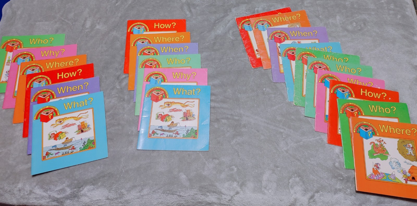 Lot of DISCOVERY TOYS QUESTION BOOKS 2 full sets – Who What Where Why When How +