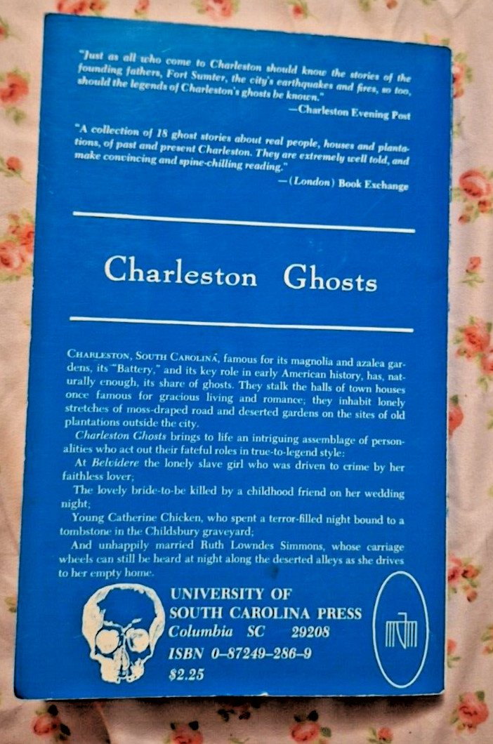 Charleston Ghosts(1972; Margaret Rhett Martin) 1st Paperback Edition