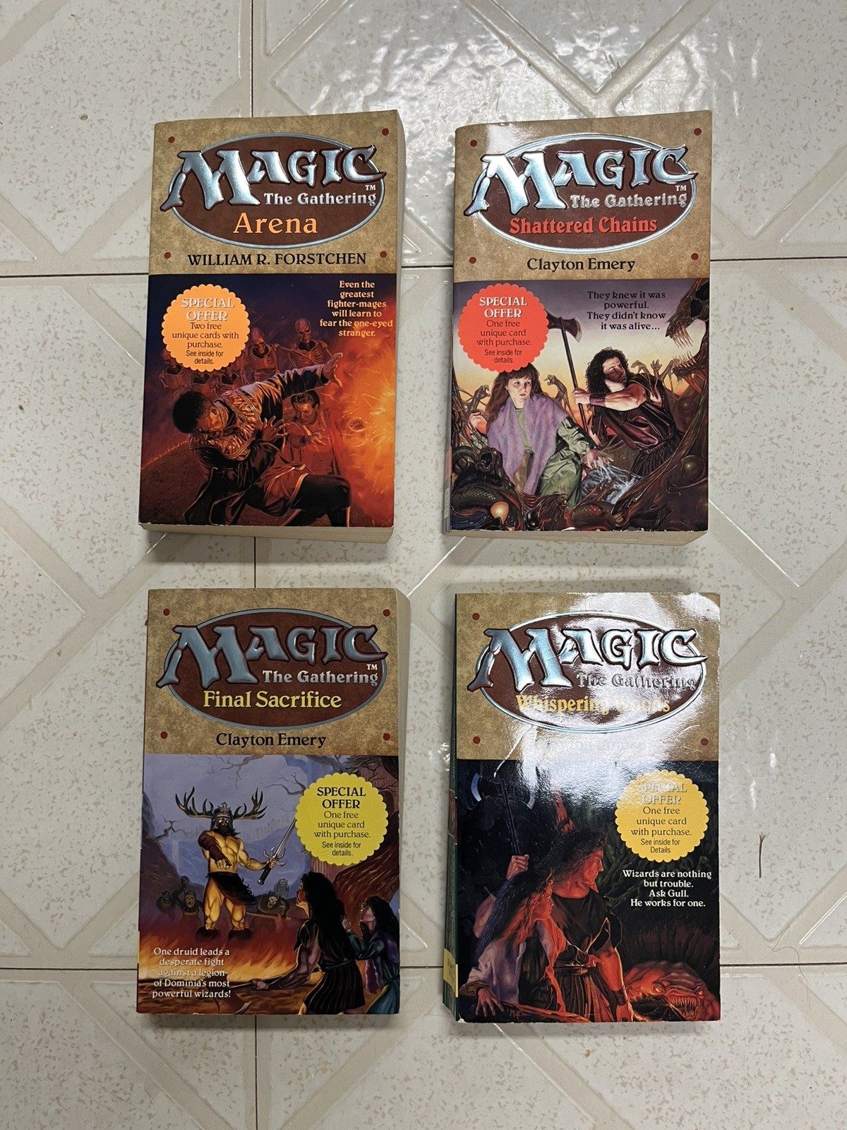 Arena (Magic – The Gathering, No. 1), William R. Forstchen. Total 4 books.