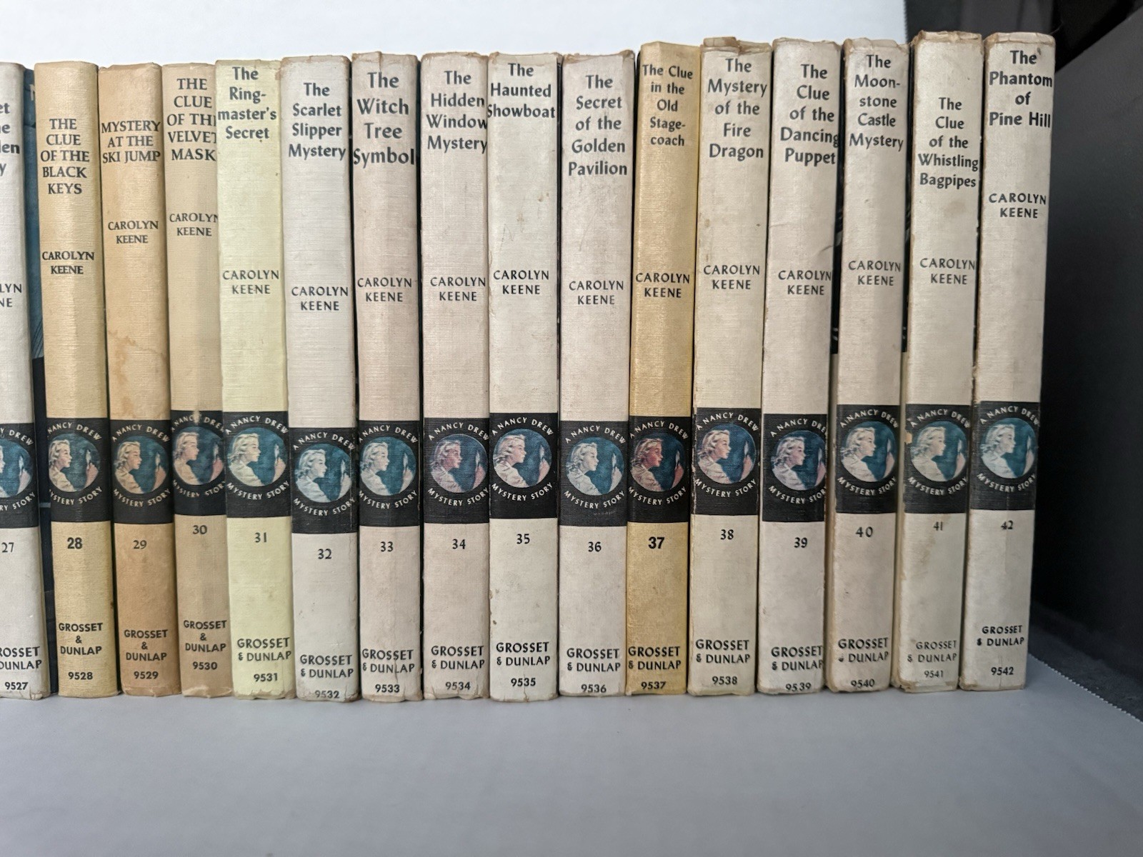 Nancy Drew Vintage Matte Books Carolyn Keene Set 1-53 + 1 Extra Book