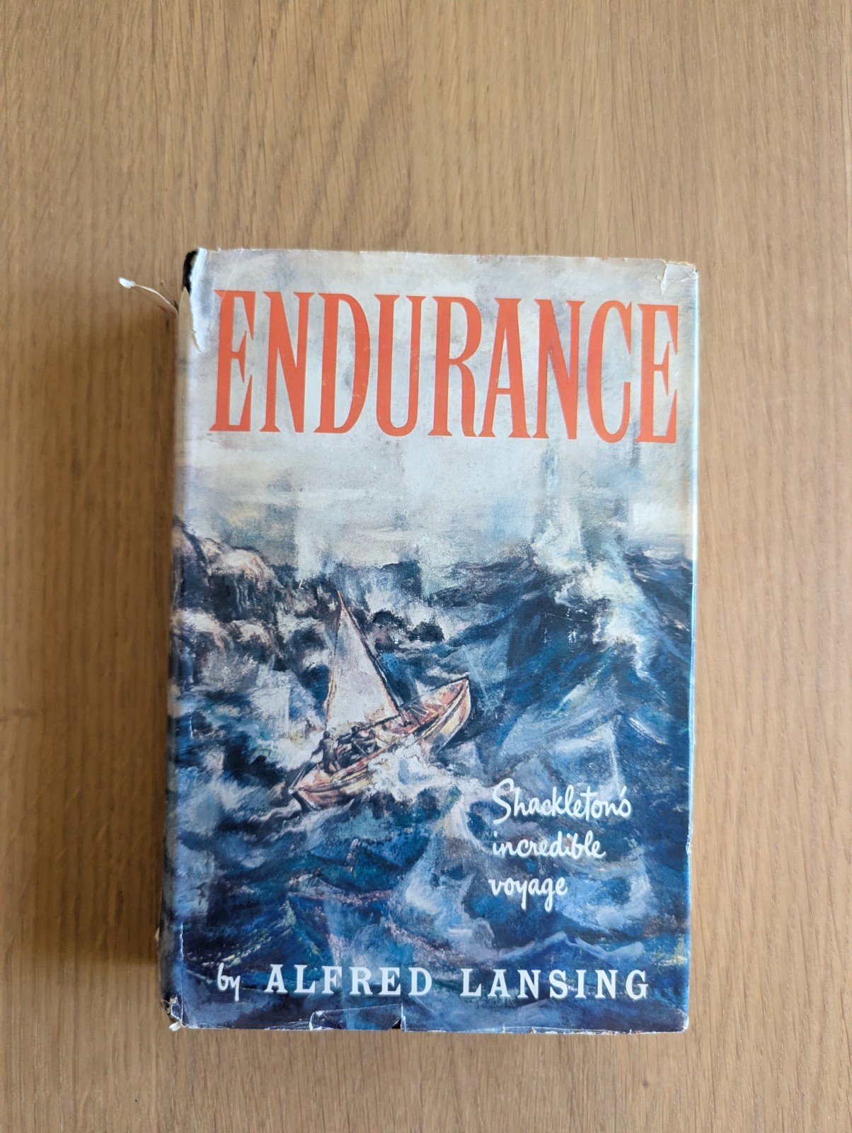 ENDURANCE by ALFRED LANSING – 1959 1st EDITION HARDCOVER w/ DUST JACKET