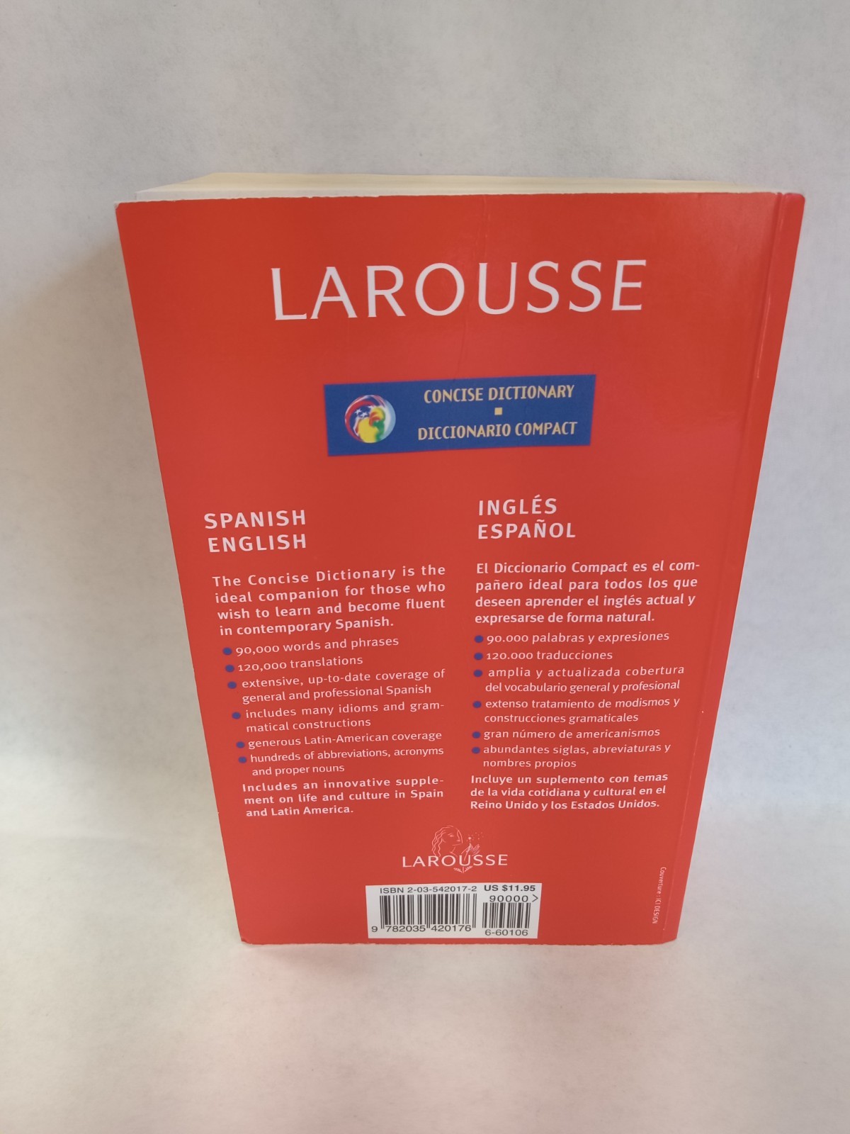 Larousse Dictionario Compact by Larousse Staff 2004 Paperback