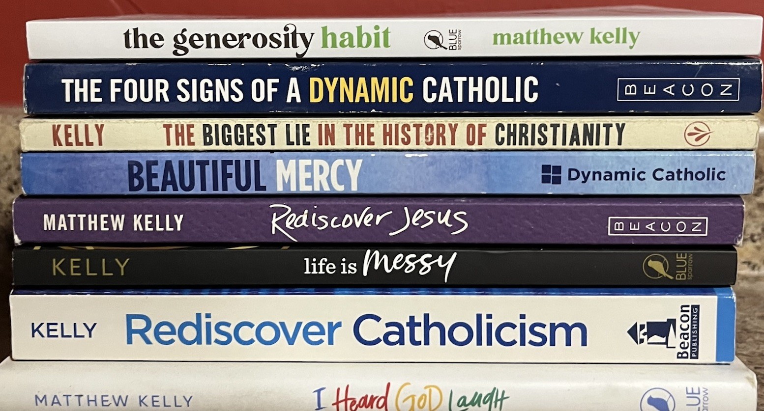 Matthew Kelly 8 Book Lot Dynamic Catholic Beacon Press Rediscover Jesus