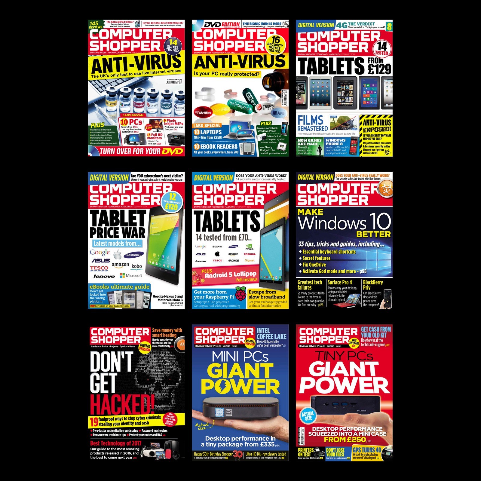 Computer Shopper UK magazine – 138 issues on USB + immediate bonus