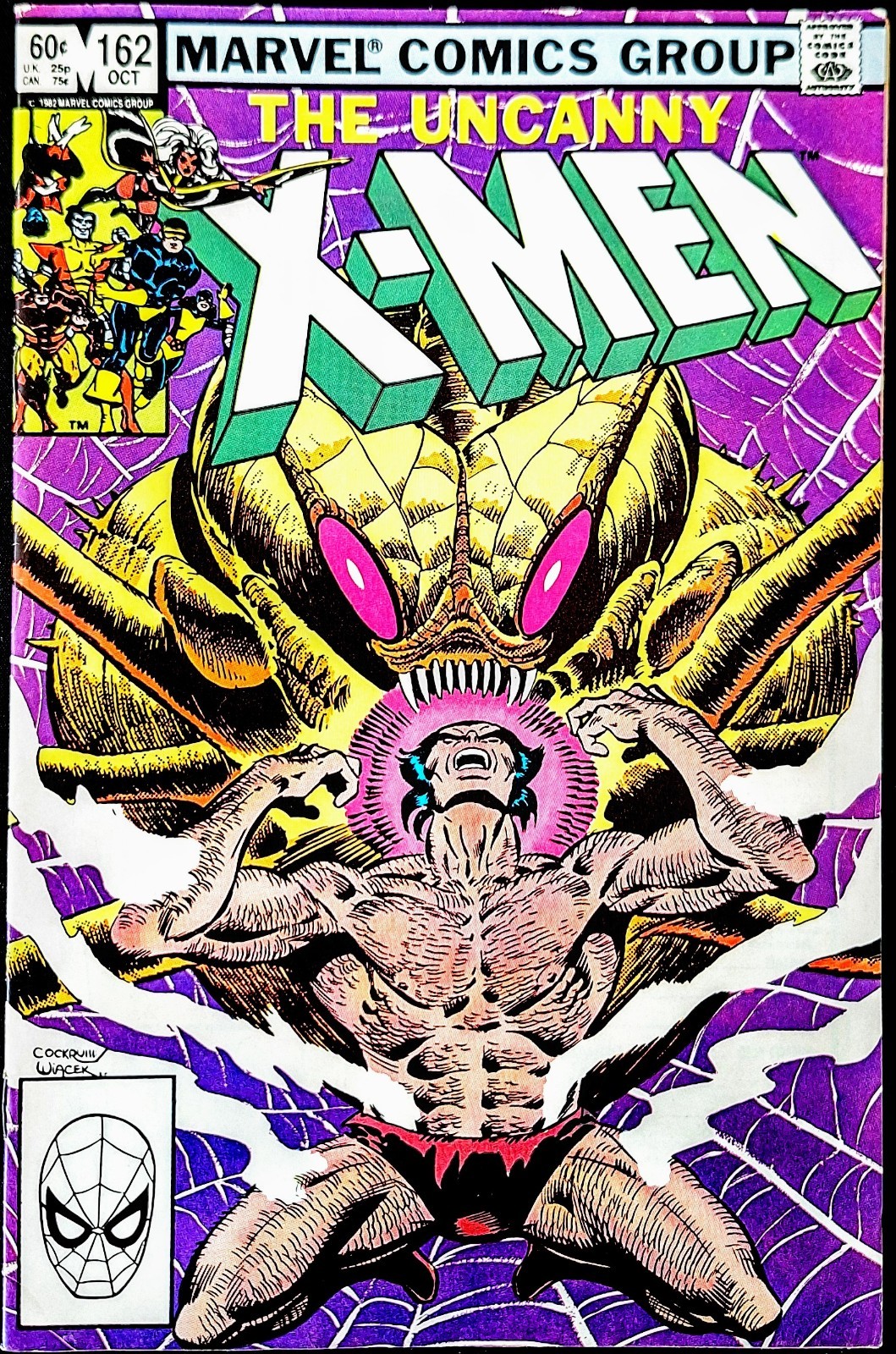 UNCANNY X-MEN #162 VF/NM WOLVERINE SOLO STORY COCKRUM ART MARVEL COMICS 1982
