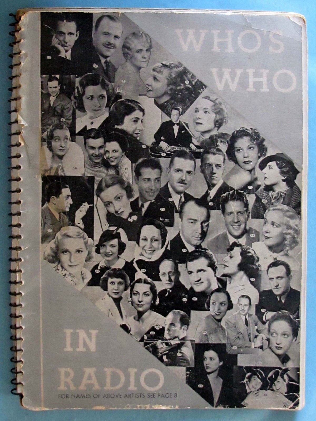 VTG – 1936 – WHO’S WHO IN RADIO MAGAZINE – SPIRAL BOUND – 144 PAGES – VERY HTF