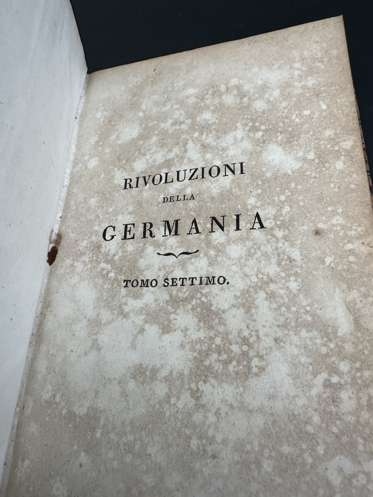Revolutions of Germany by Carlo Denina Vol 7 1804 – Florence – Gugleilmo Piatti