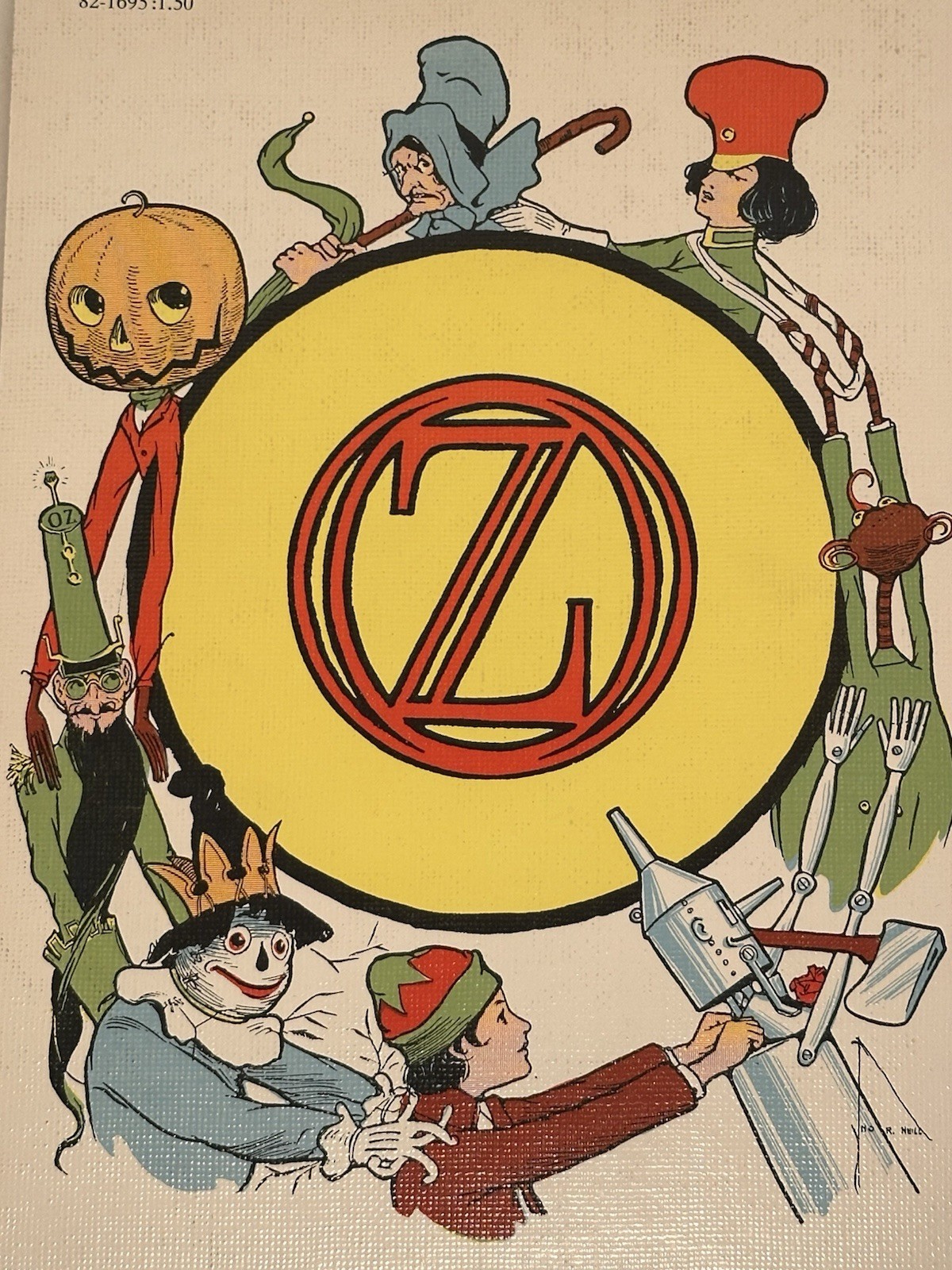 Set of 6 Vintage Oz Books White Edition Softcover 1956