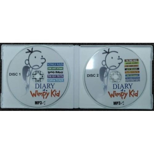 Diary of A Wimpy Kid CD Complete Collection Audio Books Sets 1-14
