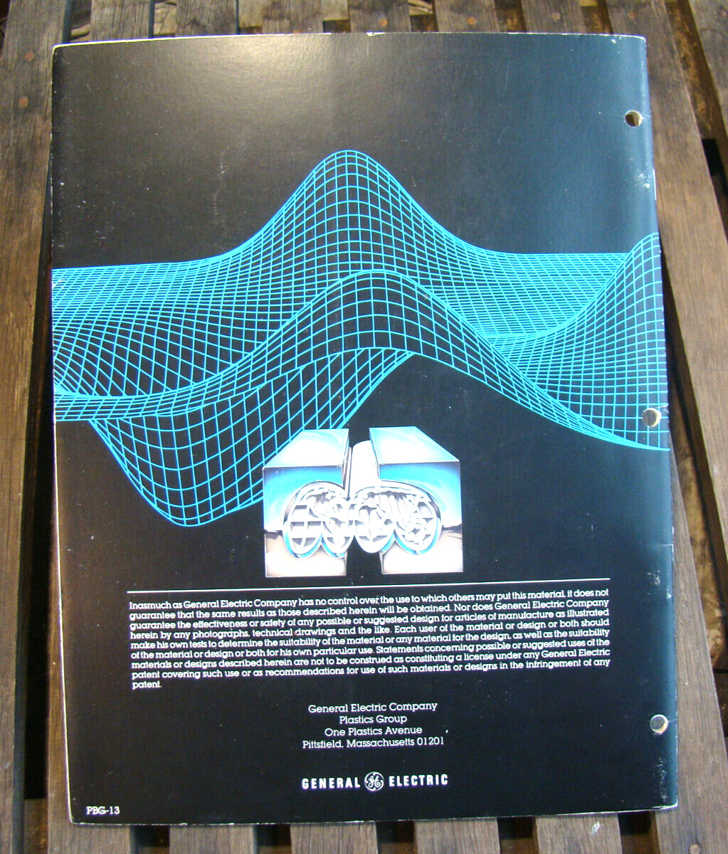 The Design Book ~1980s~ General Electric Blow Molding Engineering Thermoplastics