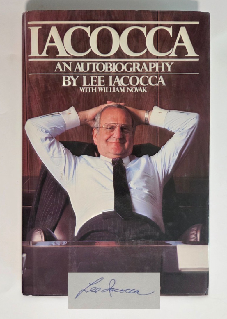 SIGNED Iacocca: An Autobiography | Lee Iacocca | 1985 HC Random House