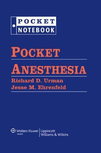Pocket Anesthesia (Pocket Notebook Series) by Urman MD, Richard D. (Ring-bound)