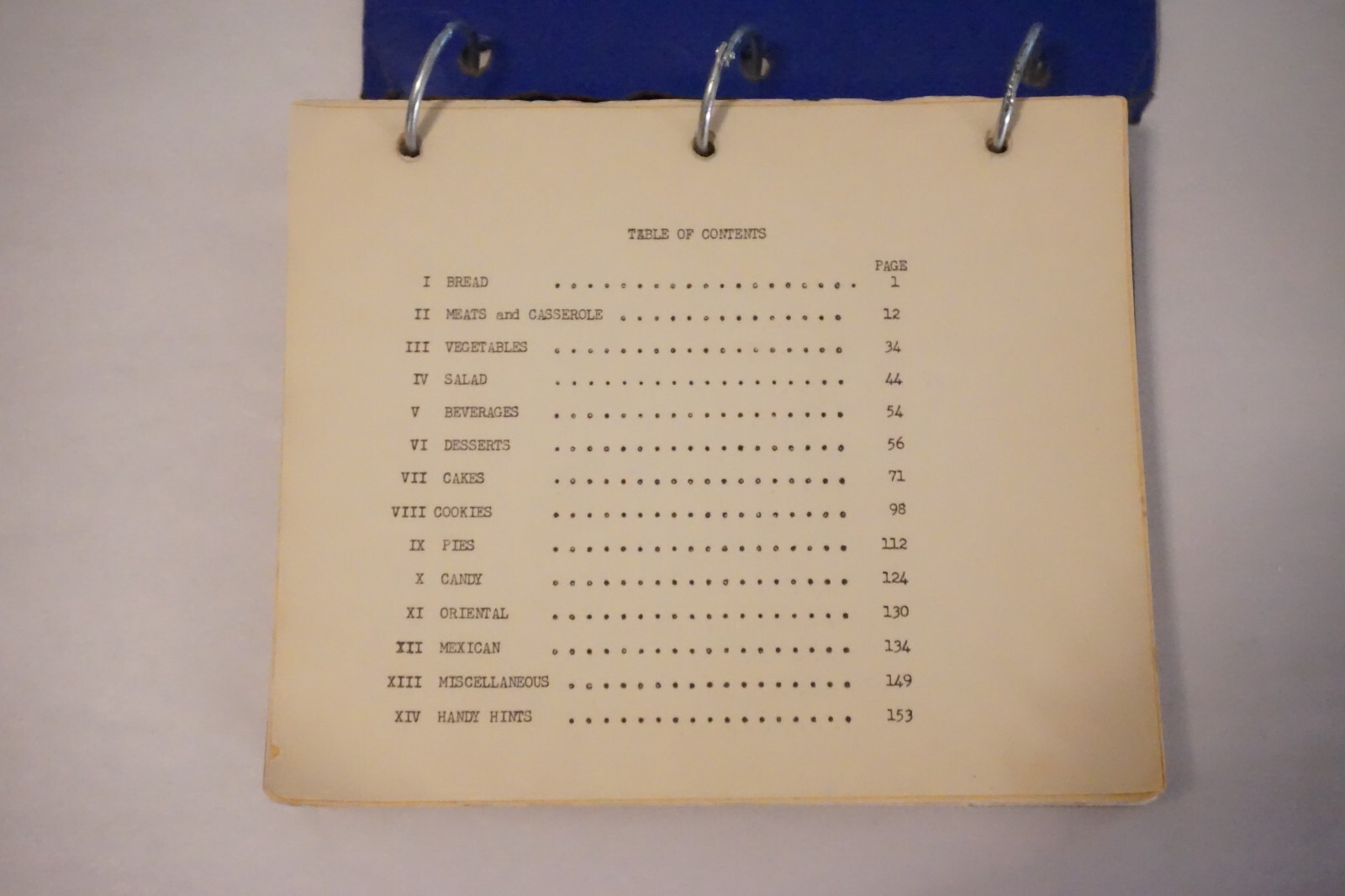 El Paso, Texas Second Ward Relief Society Cookbook 1953 Ringbound