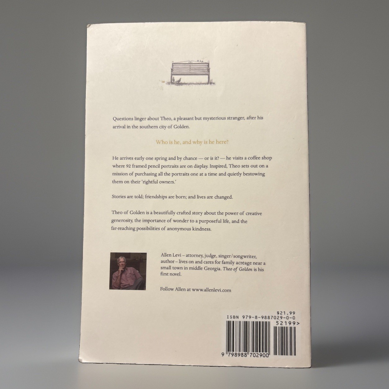 Theo of Golden: A Novel by Allen Levi (2023, Paperback)