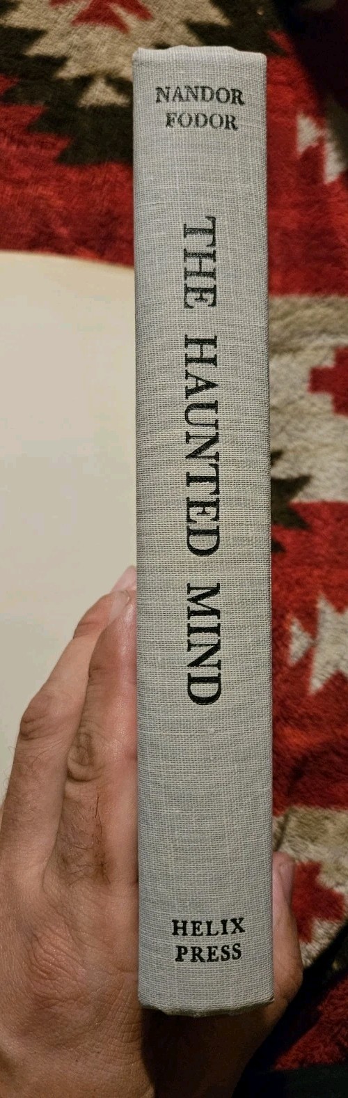 The Haunted Mind – Nandor Fodor 1959 Garrett Publications 1st Edition HC DJ