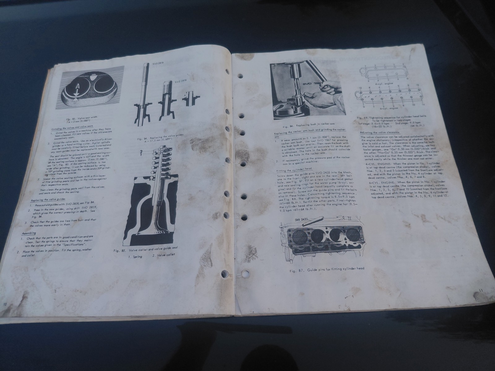 1970 VOLVO PENTA WORKSHOP MANUAL AG105A 115A 130A 165A 170A #7723640-4 #2879
