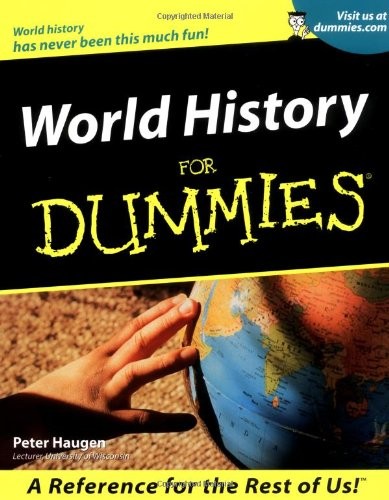 WORLD HISTORY FOR DUMMIES By Peter Haugen **Mint Condition**