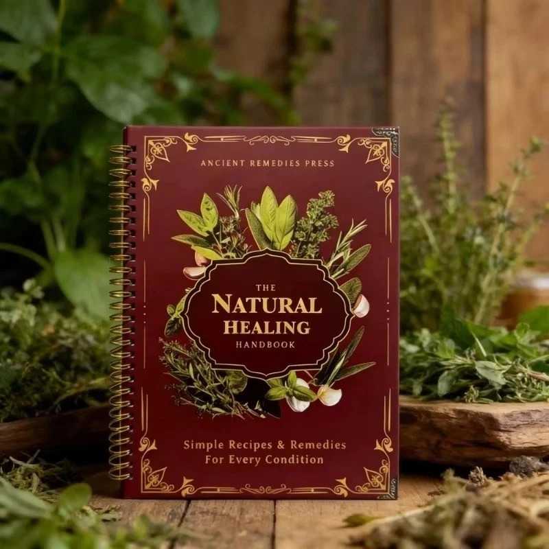 The Natural Healing Handbook a Guide For Herbal Remedies And Natural Spiral-Boun