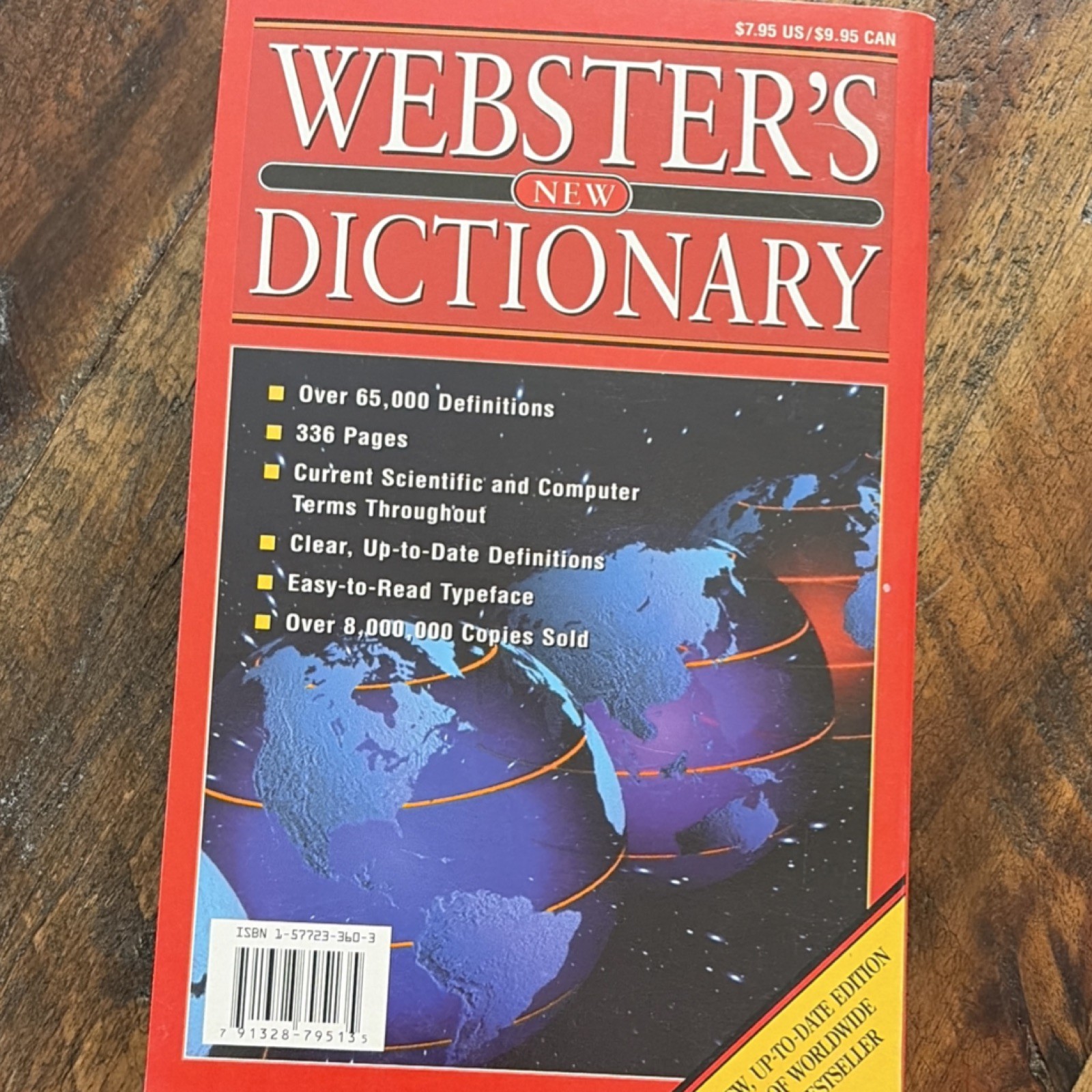 Webster’s New Dictionary 336 Pages Over 65,000 Definitions Up-to-Date Edition